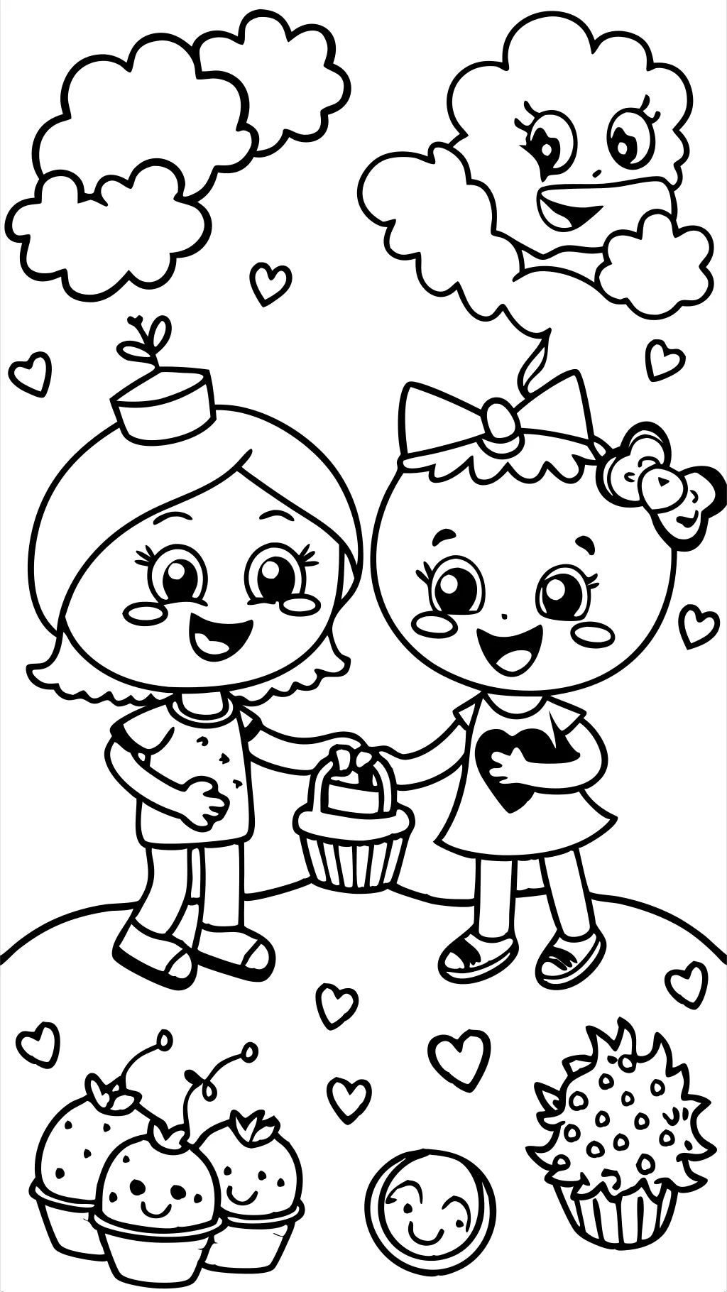 friendship coloring pages printable